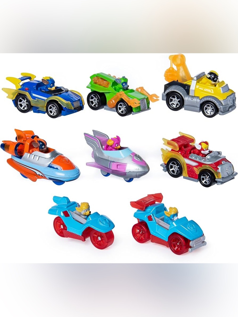 ✨Retired ✨ Paw Patrol Mighty Pups Super Paws vehicles